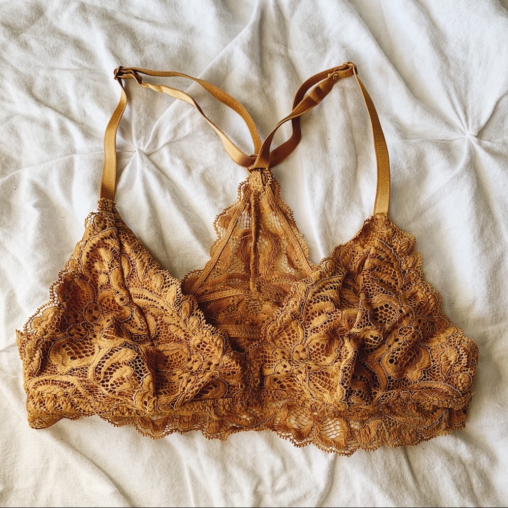 Yellow Lace Bralette